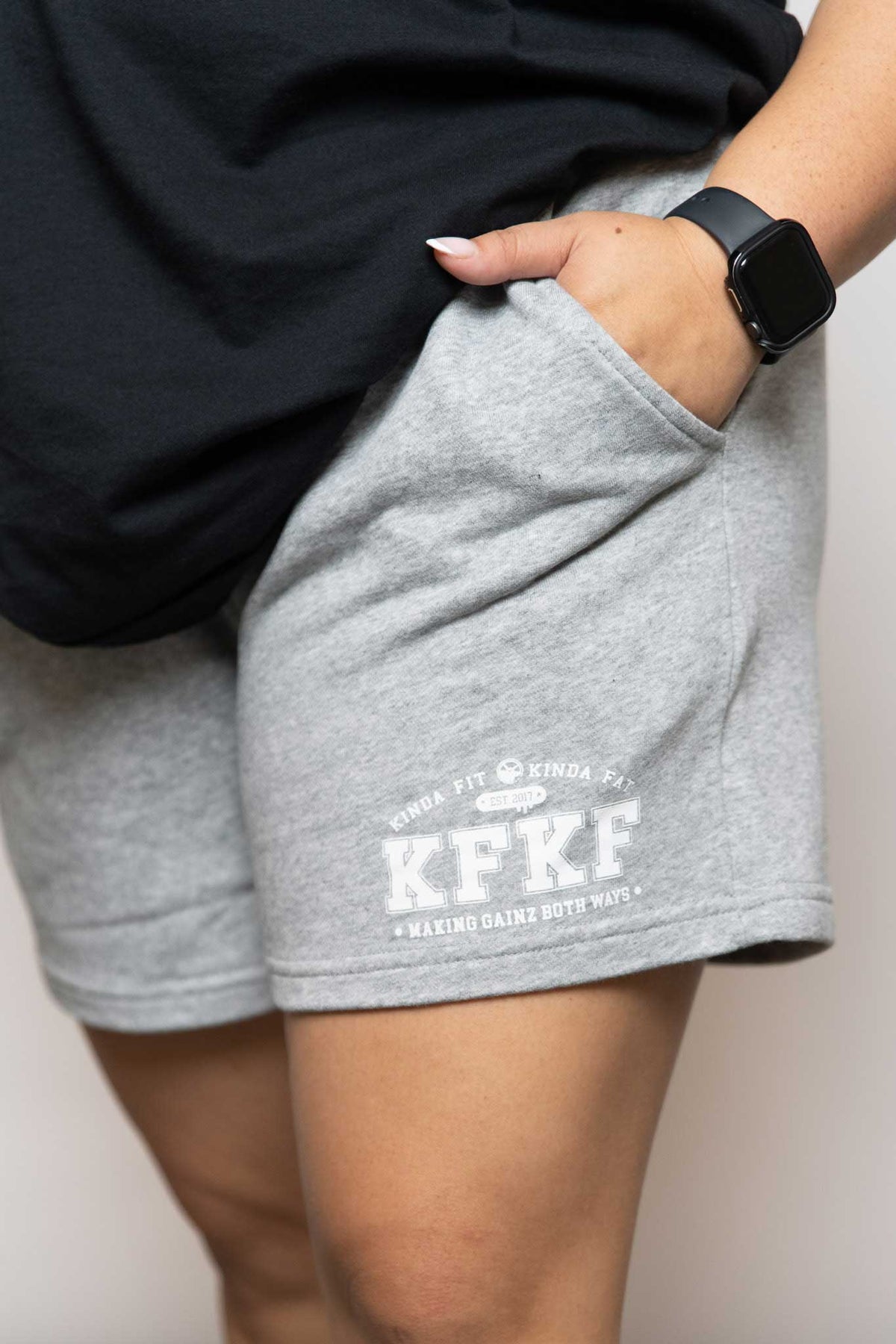 Kinda Fit Kinda Fat Deload Lounge Shorts (Grey)