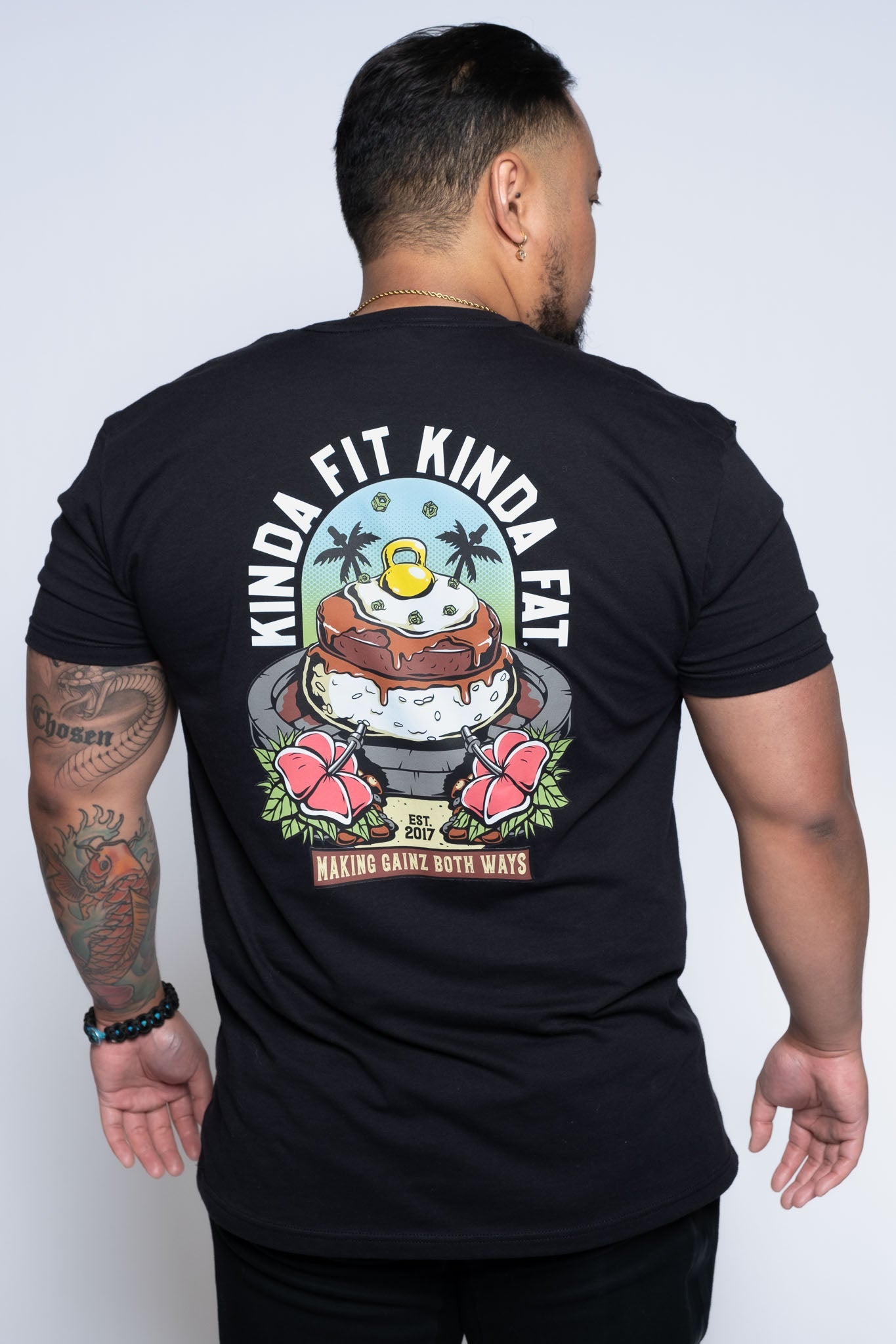 Kinda Fit Kinda Fat Loco Moco Gainz Tee