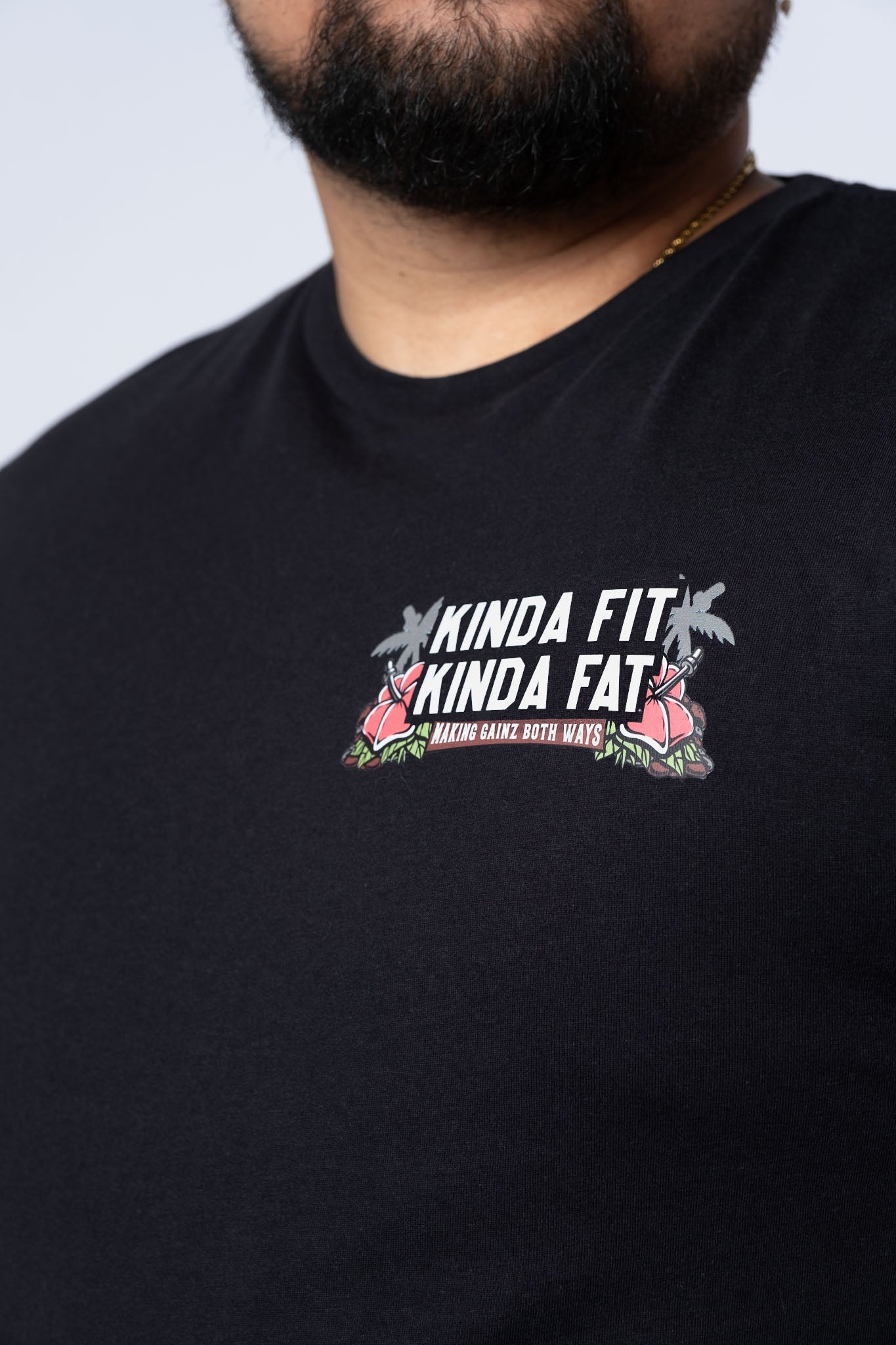 Kinda Fit Kinda Fat Loco Moco Gainz Tee