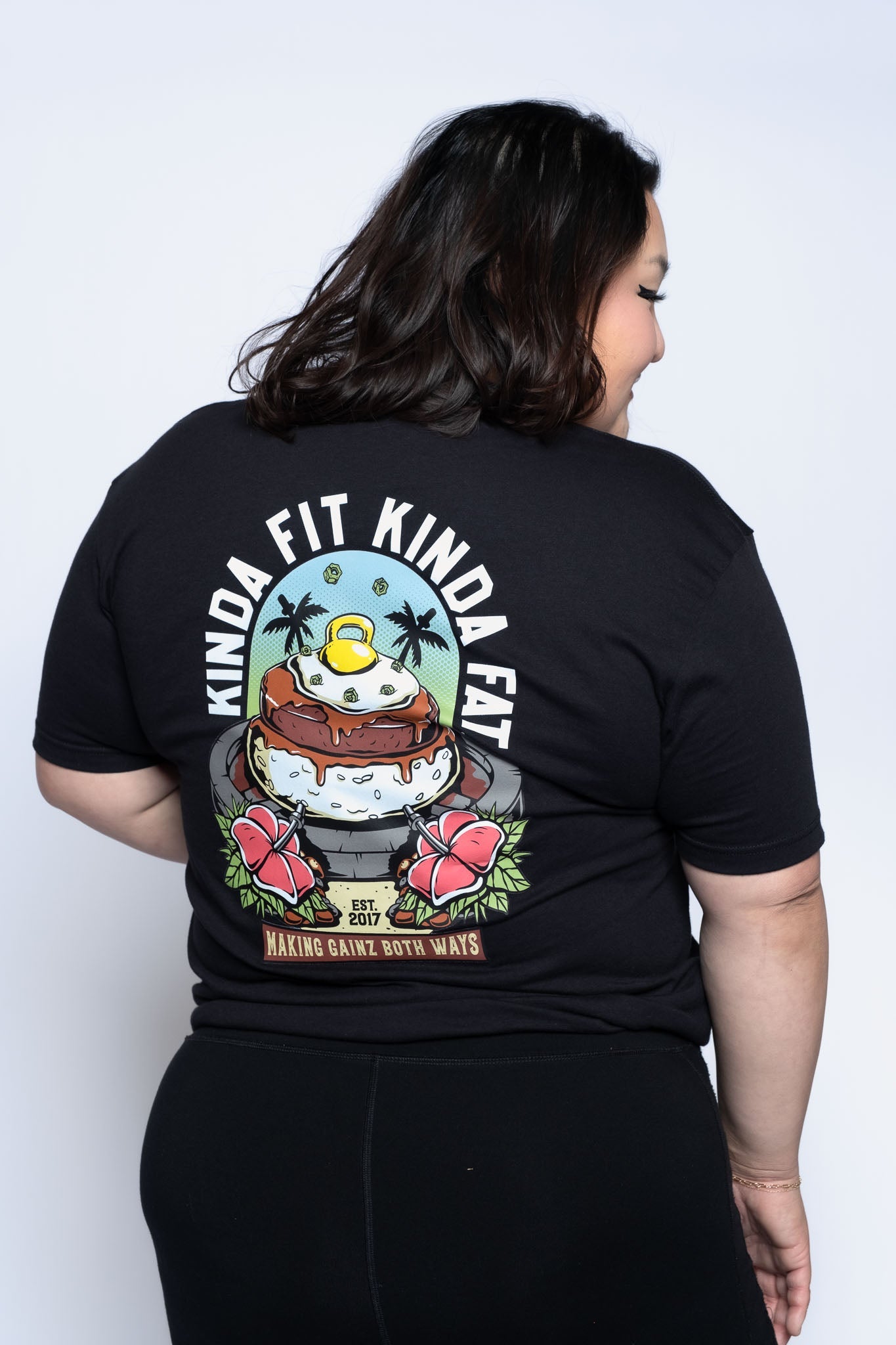Kinda Fit Kinda Fat Loco Moco Gainz Tee
