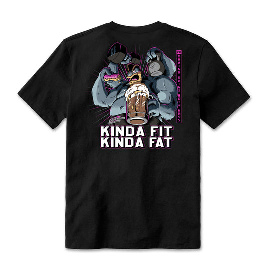 Kinda Fit Kinda Fat MoreChomp Tee (Black)
