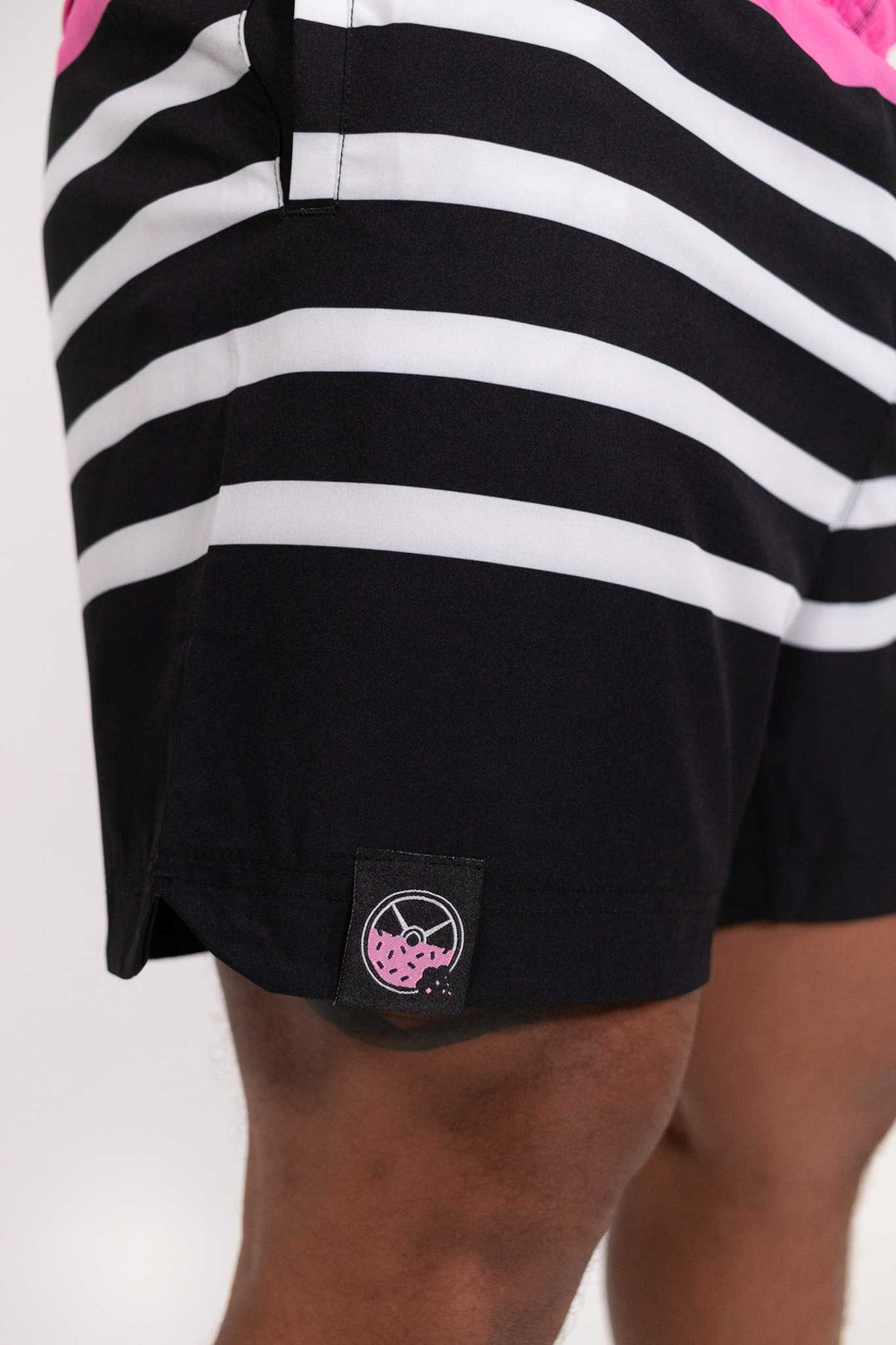 Kinda Fit Kinda Fat Pink Drip 5.5" Training Shorts