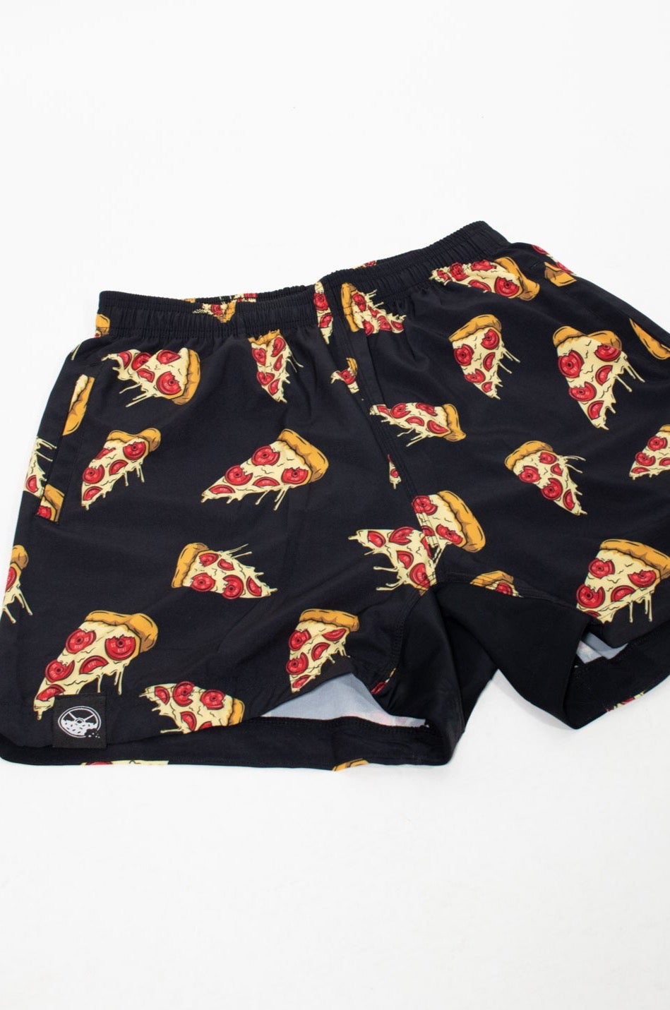 Kinda Fit Kinda Fat Plateroni Pizza 5.5" Training Shorts