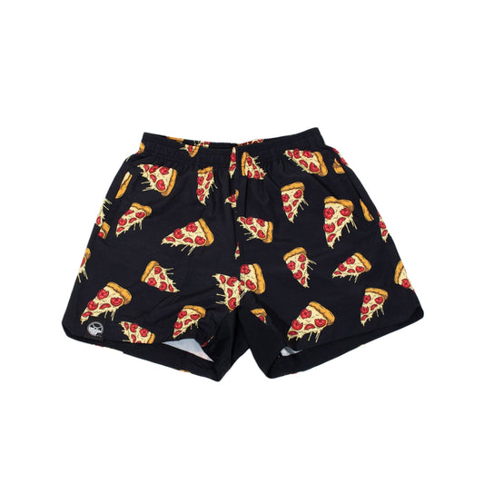 Kinda Fit Kinda Fat Plateroni Pizza 5.5" Training Shorts
