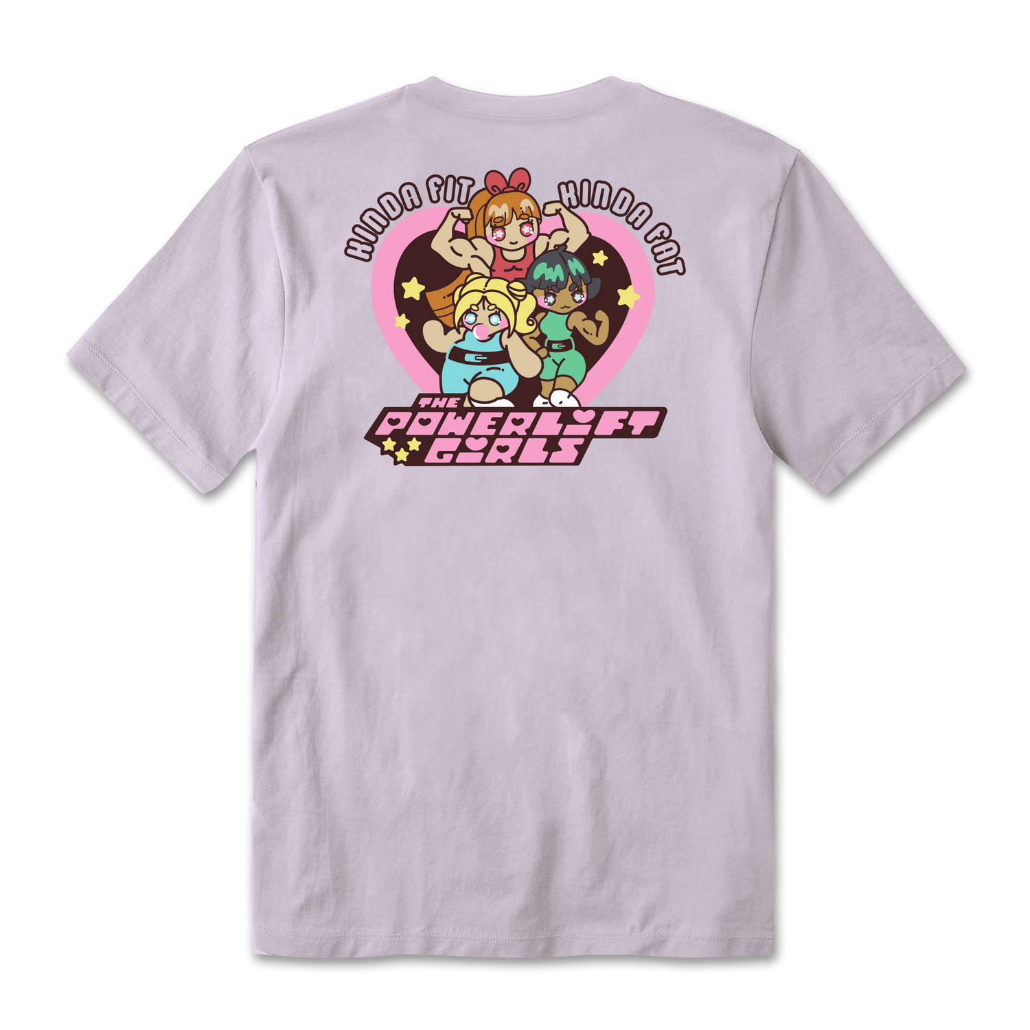 Kinda Fit Kinda Fat Powerlift Girls Tee 9 for 9