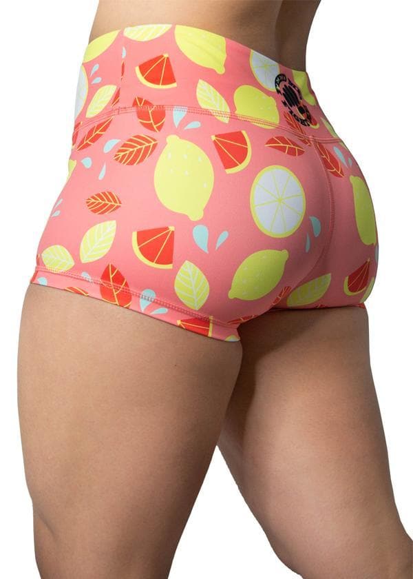 Feed Me Fight Me Women's Pink Lemonade Shorts - 9 for 9