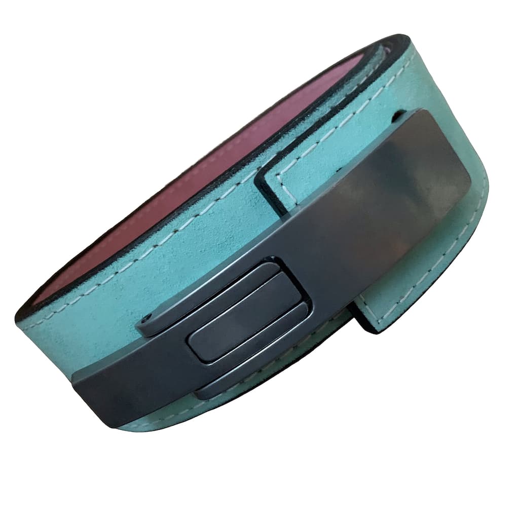 Pioneer Fitness Powerlifting Lever Belt – 10mm thick – 3" wide (Two Tone Suede) - 9 for 9