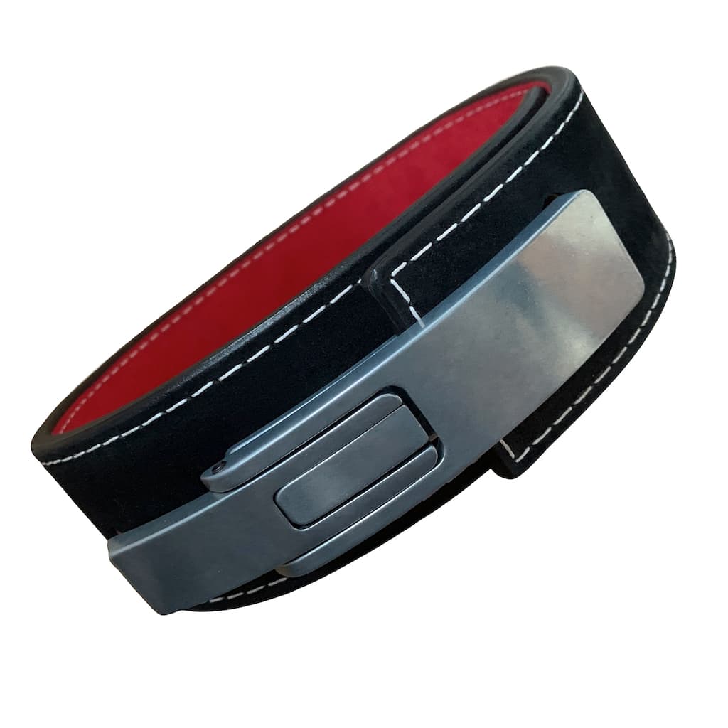 Pioneer Fitness Powerlifting Lever Belt – 10mm thick – 3" wide (Two Tone Suede) - 9 for 9