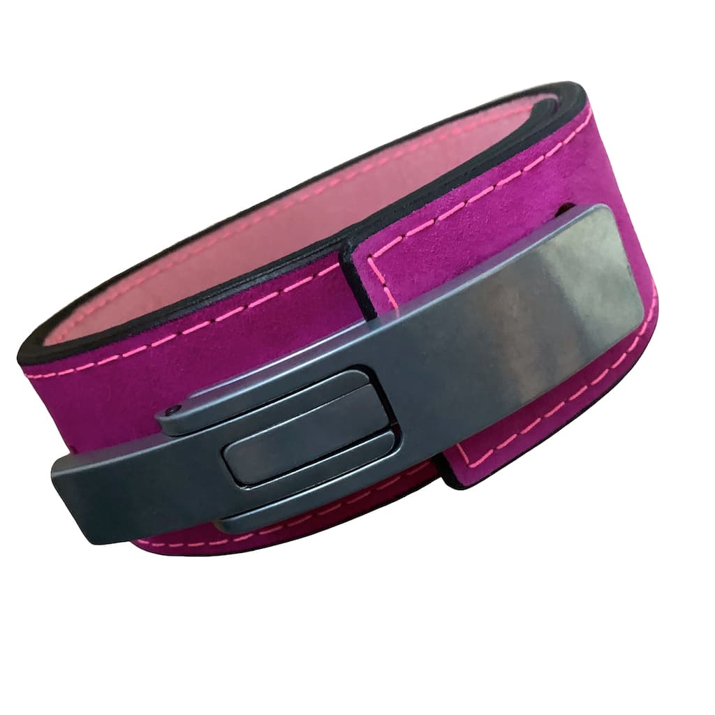Pioneer Fitness Powerlifting Lever Belt – 10mm thick – 3" wide (Two Tone Suede) - 9 for 9
