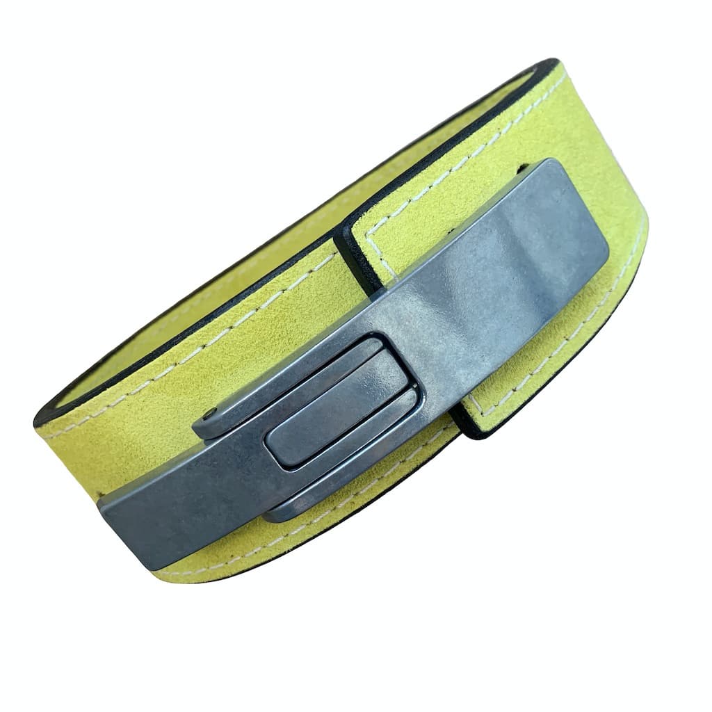 Pioneer Fitness Powerlifting Lever Belt – 10mm thick – 3" wide (Single Colour Suede) - 9 for 9