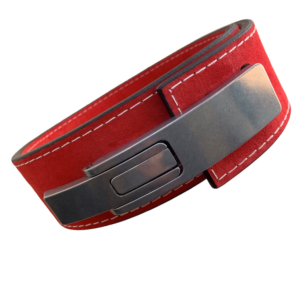 Pioneer Fitness Powerlifting Lever Belt – 10mm thick – 3" wide (Single Colour Suede) - 9 for 9